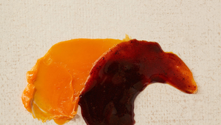 vitamin c balm and hibiscus mud texture swatches