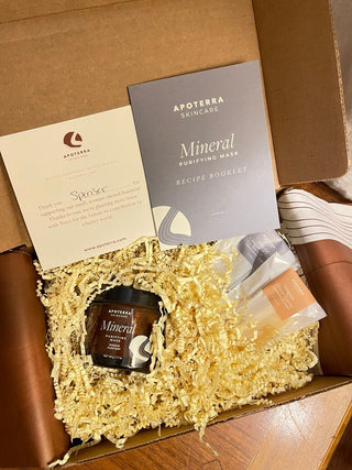 Apoterra Skincare Mineral Purifying Mask & Skincare Set in Box
