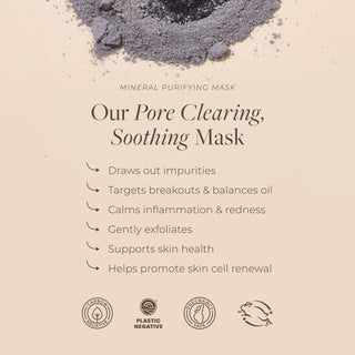Pore clearing, soothing mask benefits - draws out impurities & more