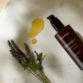 Vitamin C Body Oil with Lavender and Tulsi Essential Oils