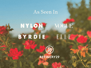 Apoterra As Seen In Press Image featured Apoterra in Vogue, Nylon, Byrdie, ELLE, and Refinery 29