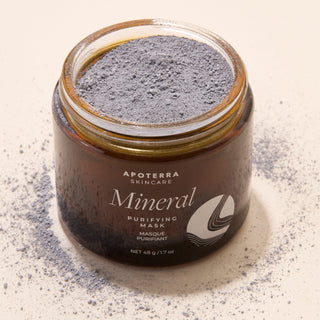 Charcoal Mineral Purifying Mask Texture