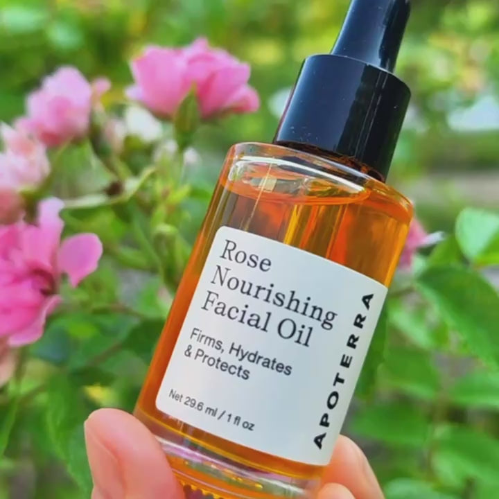 Apoterra brand video showing products in lifestyle settings as well as UGC of customers and estheticians using the products