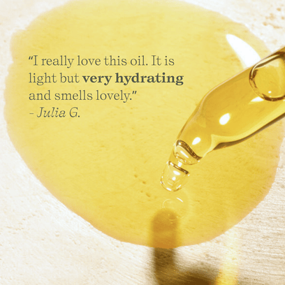 Rose Nourishing Facial Oil by Apoterra is very hydrating and smells lovely customer review