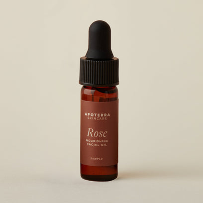 Rose Nourishing Facial Oil travel-sized sample bottle main product image