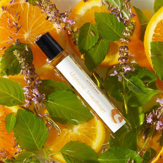 Apoterra Adaptogenic Aromatherapy rollerball with citrus, and lavender