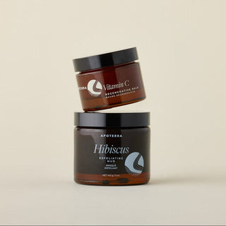 Vitamin C Regenerative Balm stacked on Hibiscus Exfoliating Mud product image
