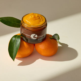 Vitamin C Regenerative Face Balm on oranges